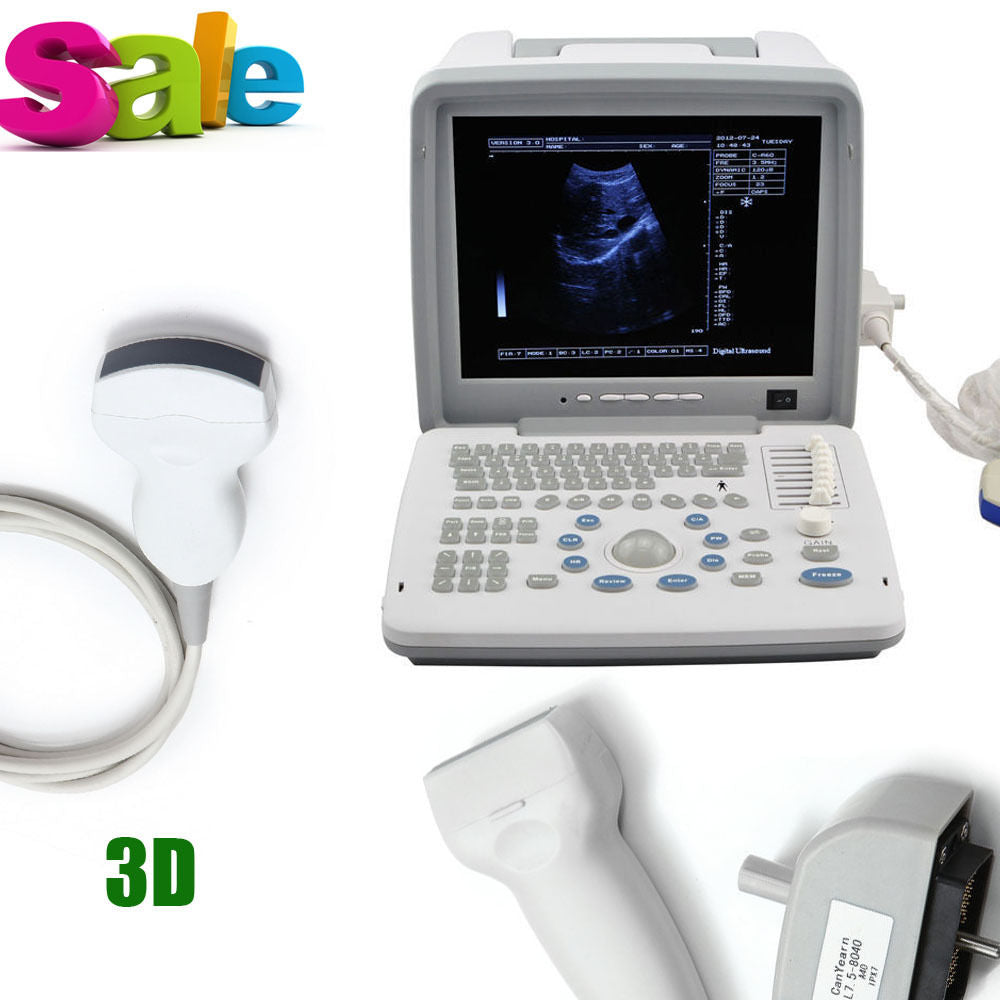 Professional  Full Digital Portable Ultrasound Scanner Convex Linear 2Probes 3D 190891754998 DIAGNOSTIC ULTRASOUND MACHINES FOR SALE