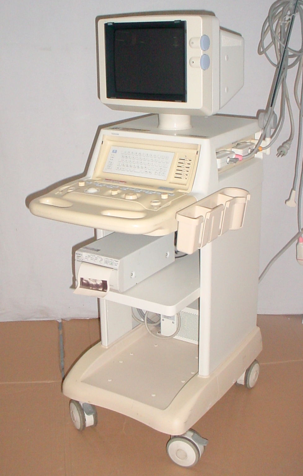 Toshiba Just Vision 400 SSA-325A Ultrasound w/ PVG-681S & PVF-745V Fetal Probes DIAGNOSTIC ULTRASOUND MACHINES FOR SALE
