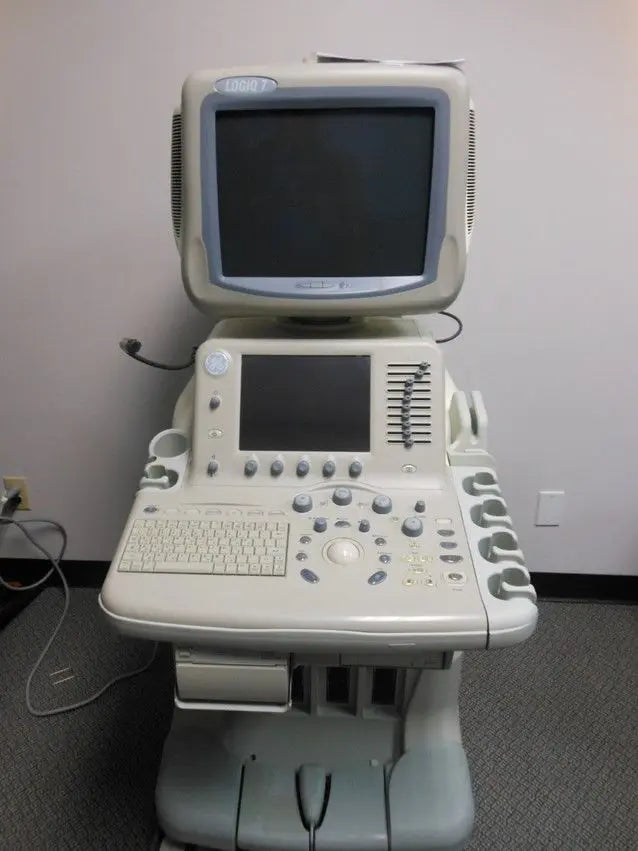 GE Logiq 7 Ultrasound (CRT Monitor)  Software Version R6.0.3 - Box Only DIAGNOSTIC ULTRASOUND MACHINES FOR SALE