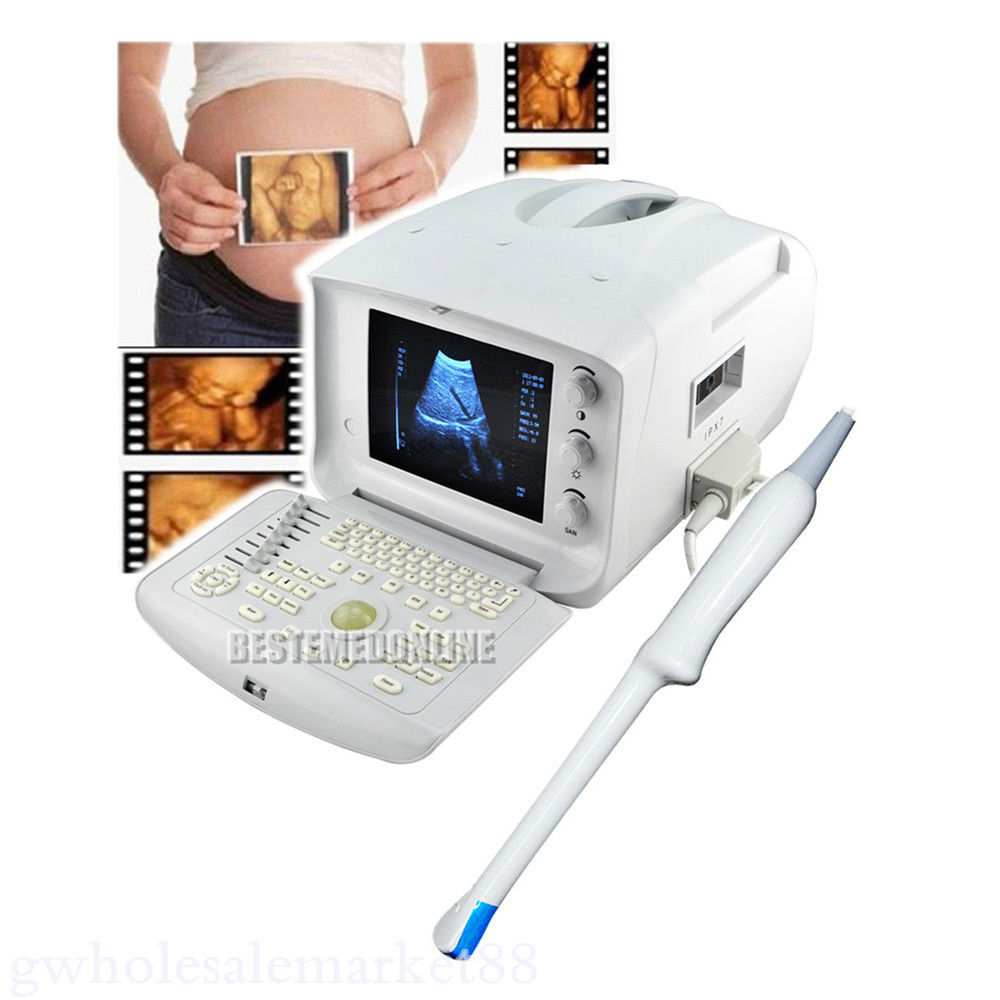 Portable Machine Digital Ultrasound Scanner Transvaginal Probe -EXT 3D Software 190891982230 DIAGNOSTIC ULTRASOUND MACHINES FOR SALE