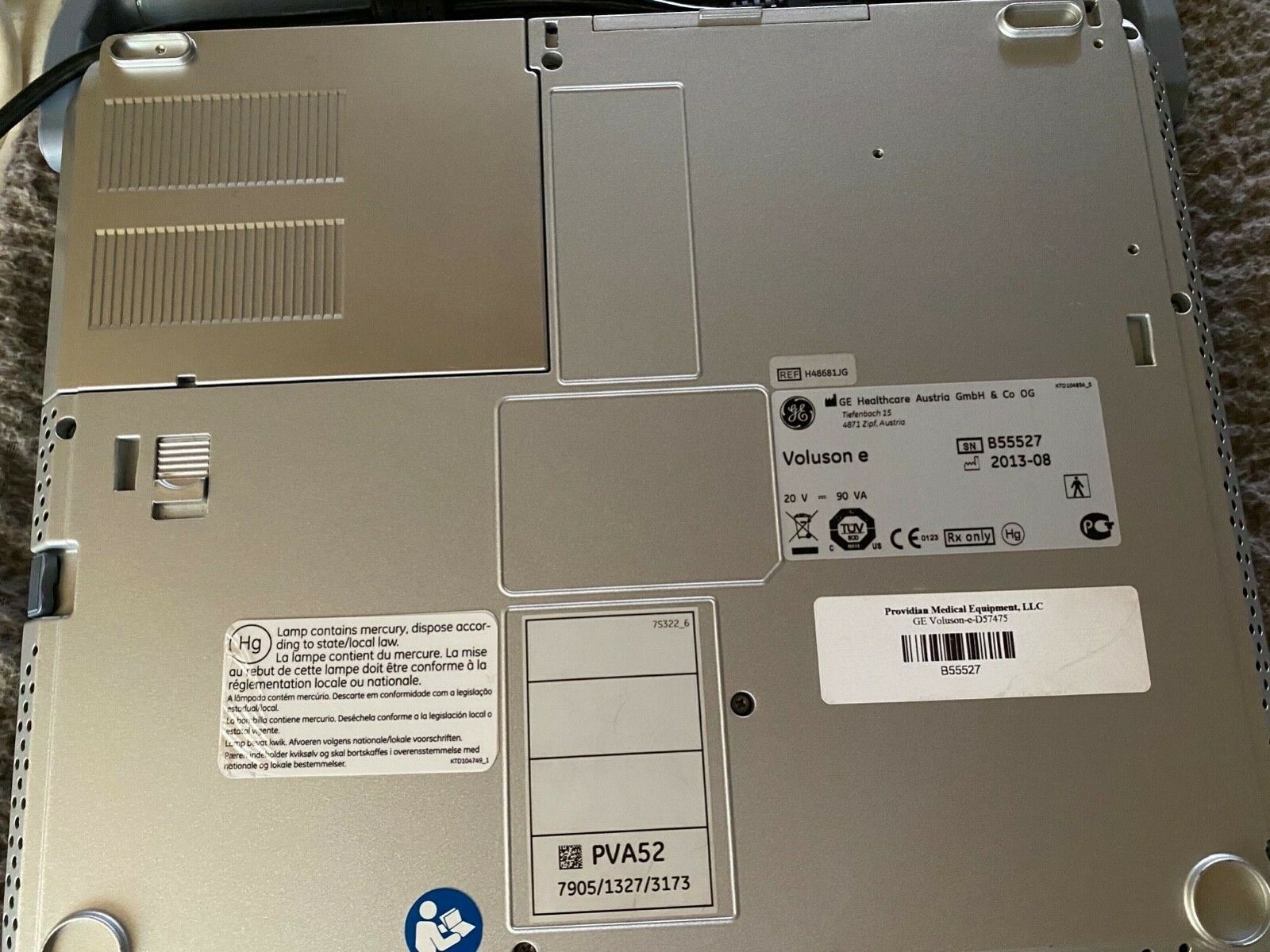 GE Voluson E Portable Ultrasound Machine with 3D4D Probe  DIAGNOSTIC ULTRASOUND MACHINES FOR SALE