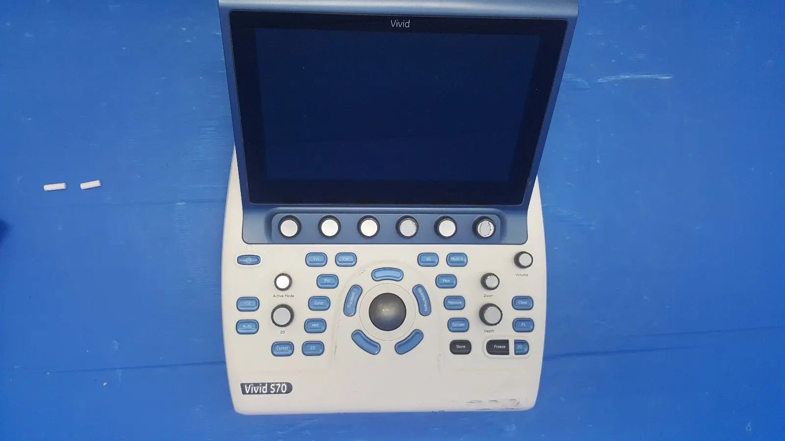 GE VIVID S60/S70 Ultrasound System Keyboard P/N 5460319 w/ Touchscreen Assy DIAGNOSTIC ULTRASOUND MACHINES FOR SALE