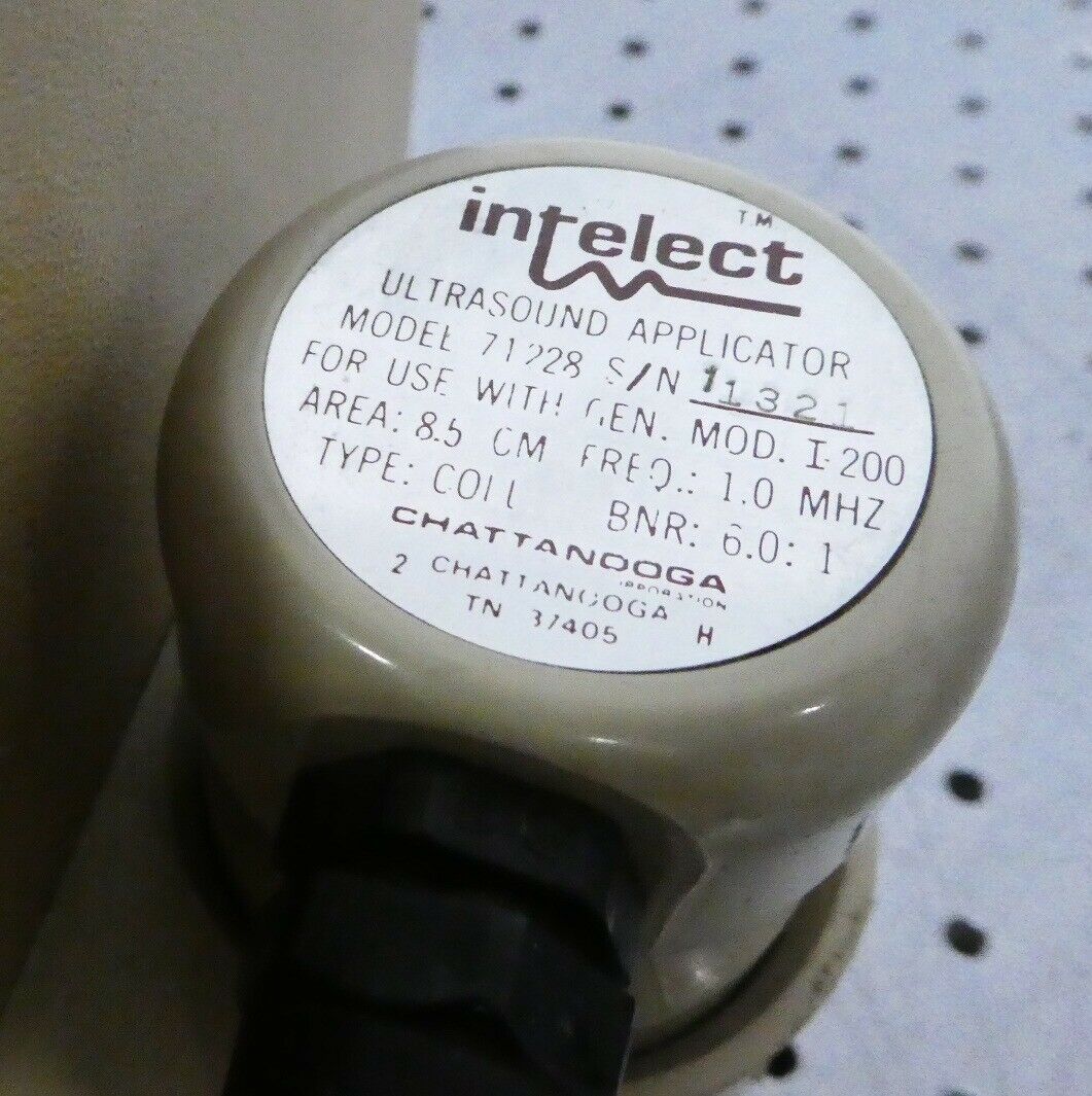 R164799 Chattanooga Intelect Model 200 Ultrasound w/ 71228 71229 Applicators DIAGNOSTIC ULTRASOUND MACHINES FOR SALE