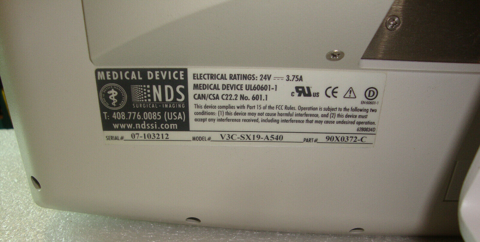 MONITOR for BOSTON SCIENTIFIC ILAB ULTRASOUND IMAGING SYSTEM 120CART DIAGNOSTIC ULTRASOUND MACHINES FOR SALE