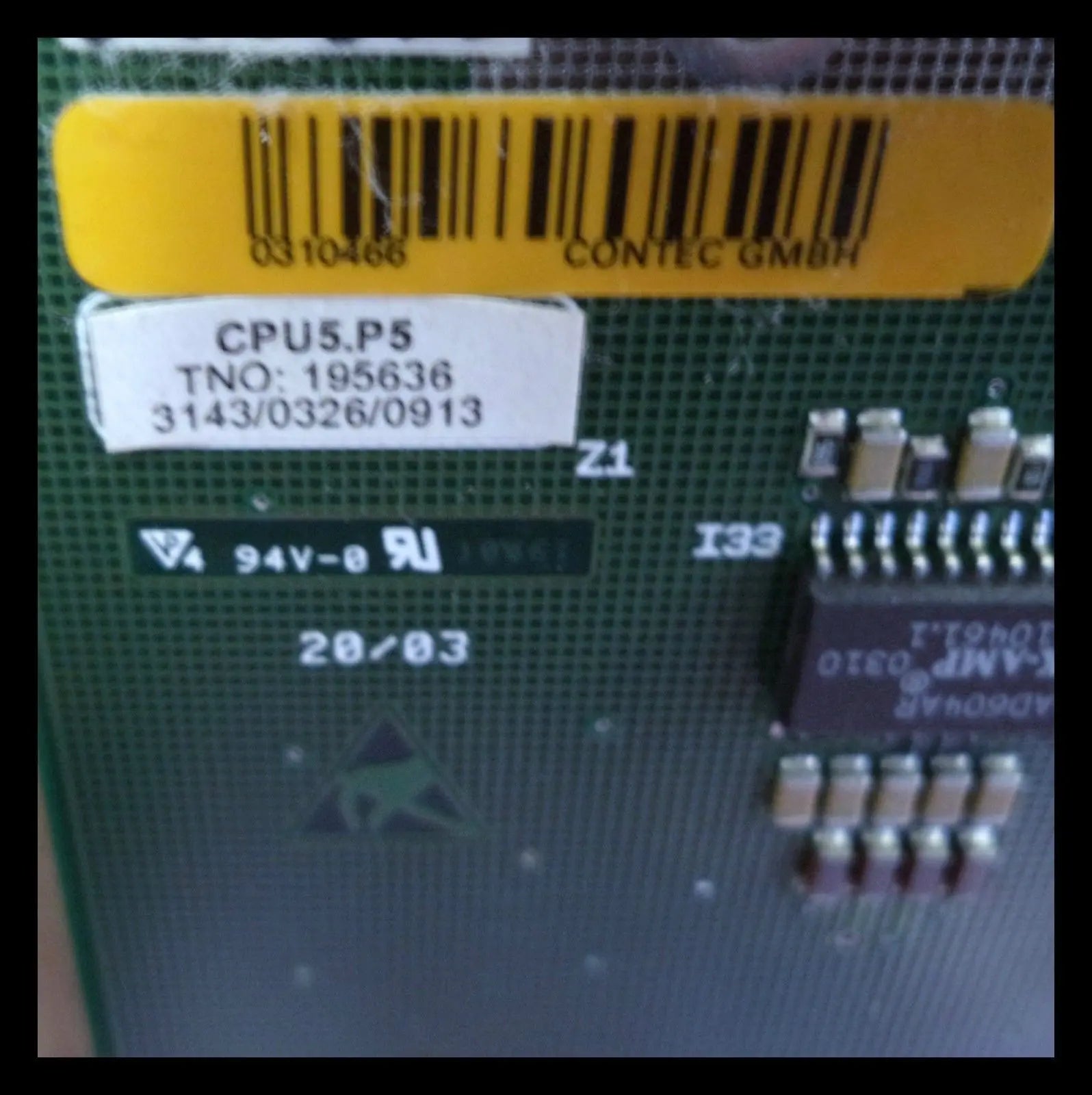 GE Voluson 730 Ultrasound CPU5.P5 Module Board (PN: KTZ195636)