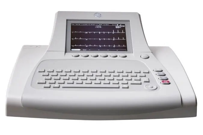 GE MAC 3500 EKG UNIT 3 AVAILABLE WITH CART INCLUDED DIAGNOSTIC ULTRASOUND MACHINES FOR SALE