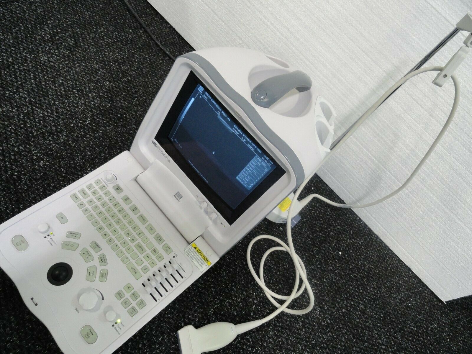 Mindray DP-6600 Digital Portable Ultrasound with Linear Probe Transducer DIAGNOSTIC ULTRASOUND MACHINES FOR SALE