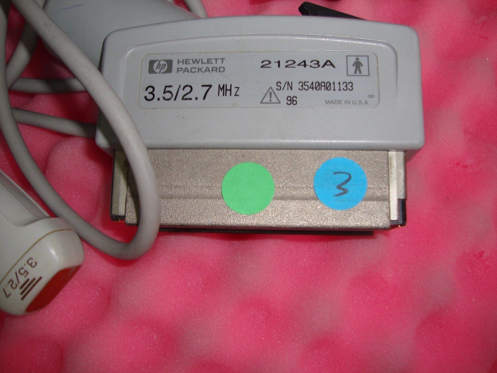 HEWLETT PACKARD  HP 21243A Ultrasound Probe
