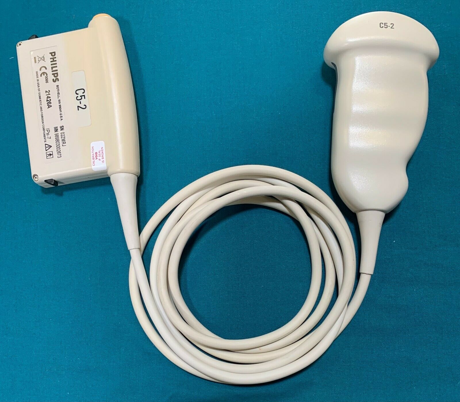 Philips HD7XE Ultrasound System (DOM: July 2010) w/ C5-2 Transducer Probe DIAGNOSTIC ULTRASOUND MACHINES FOR SALE