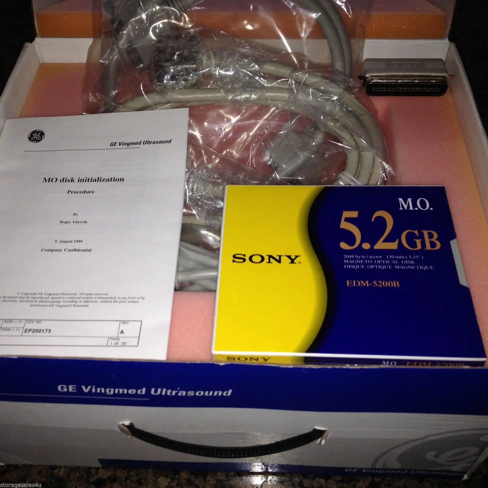 NEW - Sony SMO-F551/SD aka GE Vingmed Ultrasound Drive - In External Case DIAGNOSTIC ULTRASOUND MACHINES FOR SALE