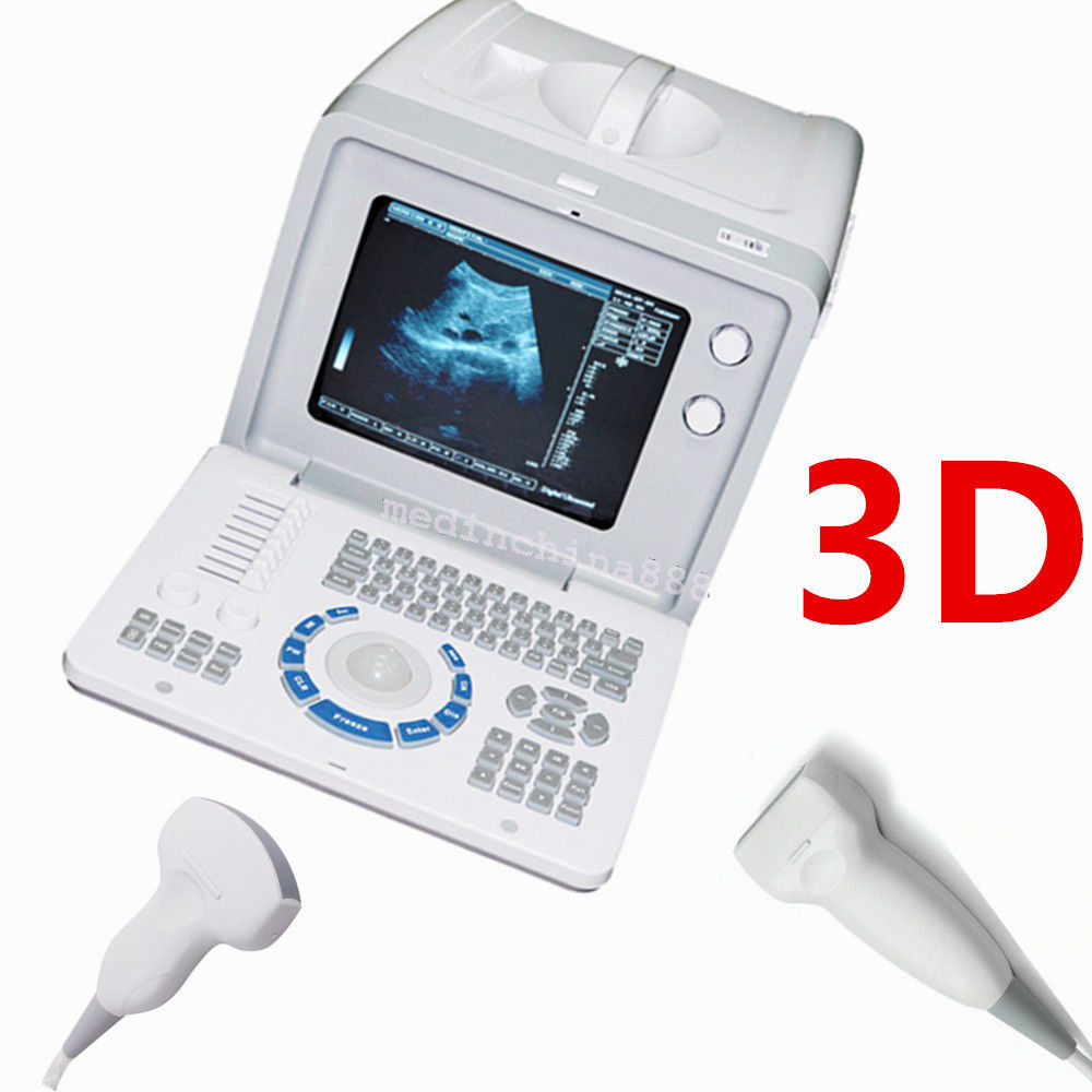 Man-Pack CCU ICU Ultrasound Scanner Convex + Linear 2 Probes Free 3D Best 190891255112 DIAGNOSTIC ULTRASOUND MACHINES FOR SALE