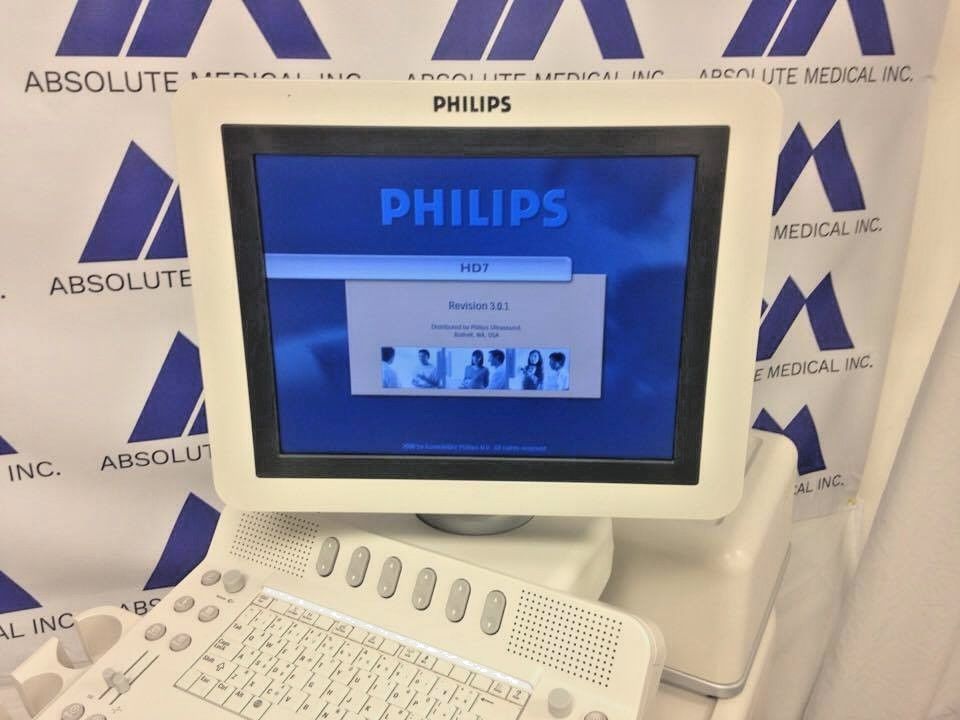 Philips HD7 XE Ultrasound Machine: L12-3 Probe: Biomed Certified & Warranty