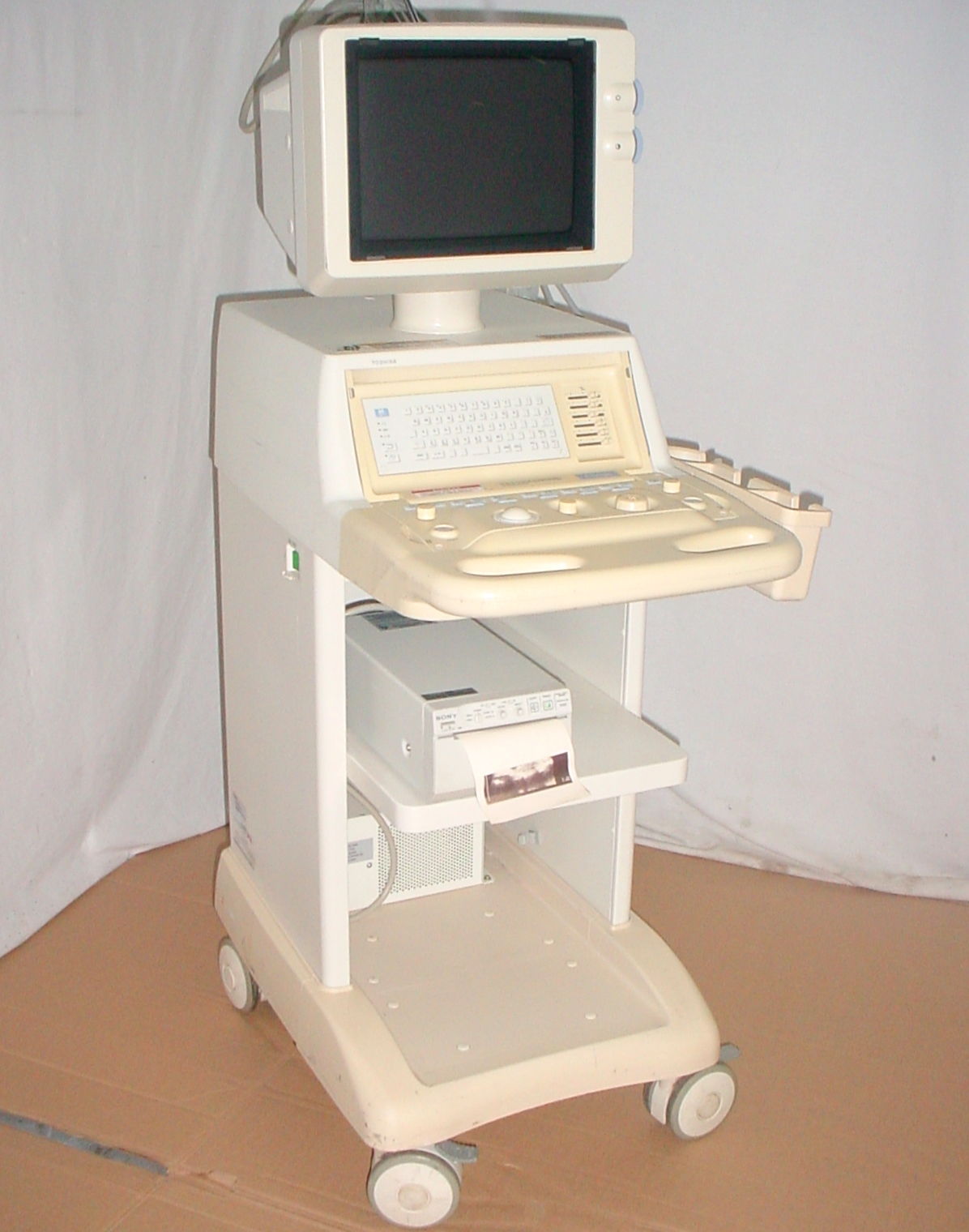 Toshiba Just Vision 400 SSA-325A Ultrasound w/ PVG-681S & PVF-745V Fetal Probes DIAGNOSTIC ULTRASOUND MACHINES FOR SALE