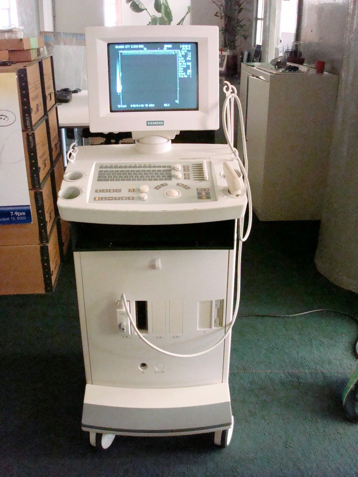 Siemens Sonoline Prima  1995 Ultrasound DIAGNOSTIC ULTRASOUND MACHINES FOR SALE