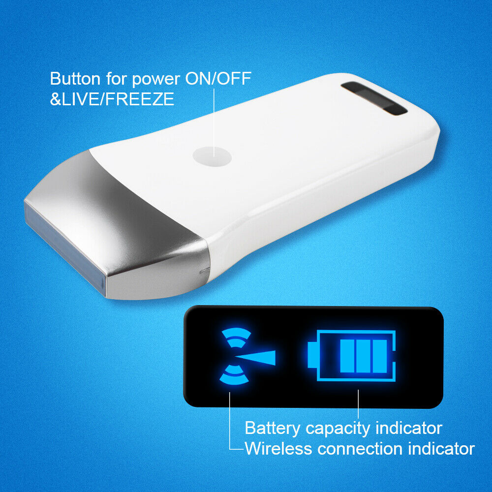 Portable 7.5Mhz Wireless WIFI Ultrasound Scanner System Linear Array Probe USA DIAGNOSTIC ULTRASOUND MACHINES FOR SALE