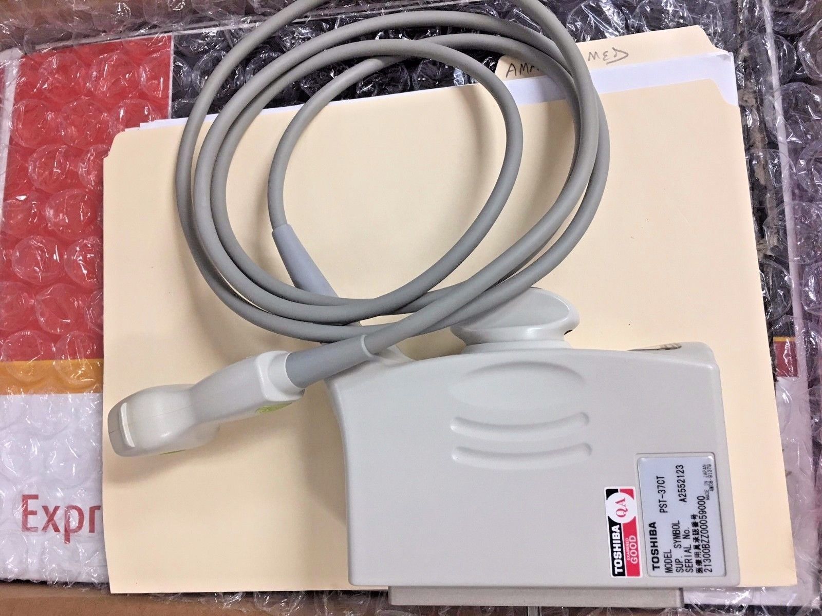 Toshiba PST-37CT Transducer ultrasound probe DIAGNOSTIC ULTRASOUND MACHINES FOR SALE