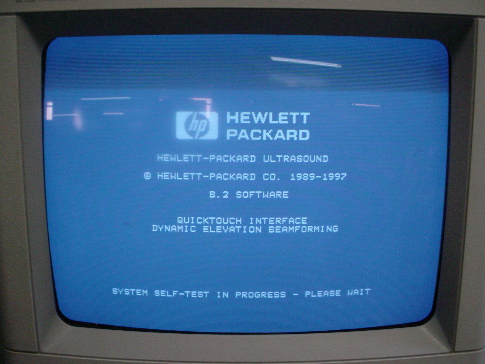 a close up of a computer screen with a message on it