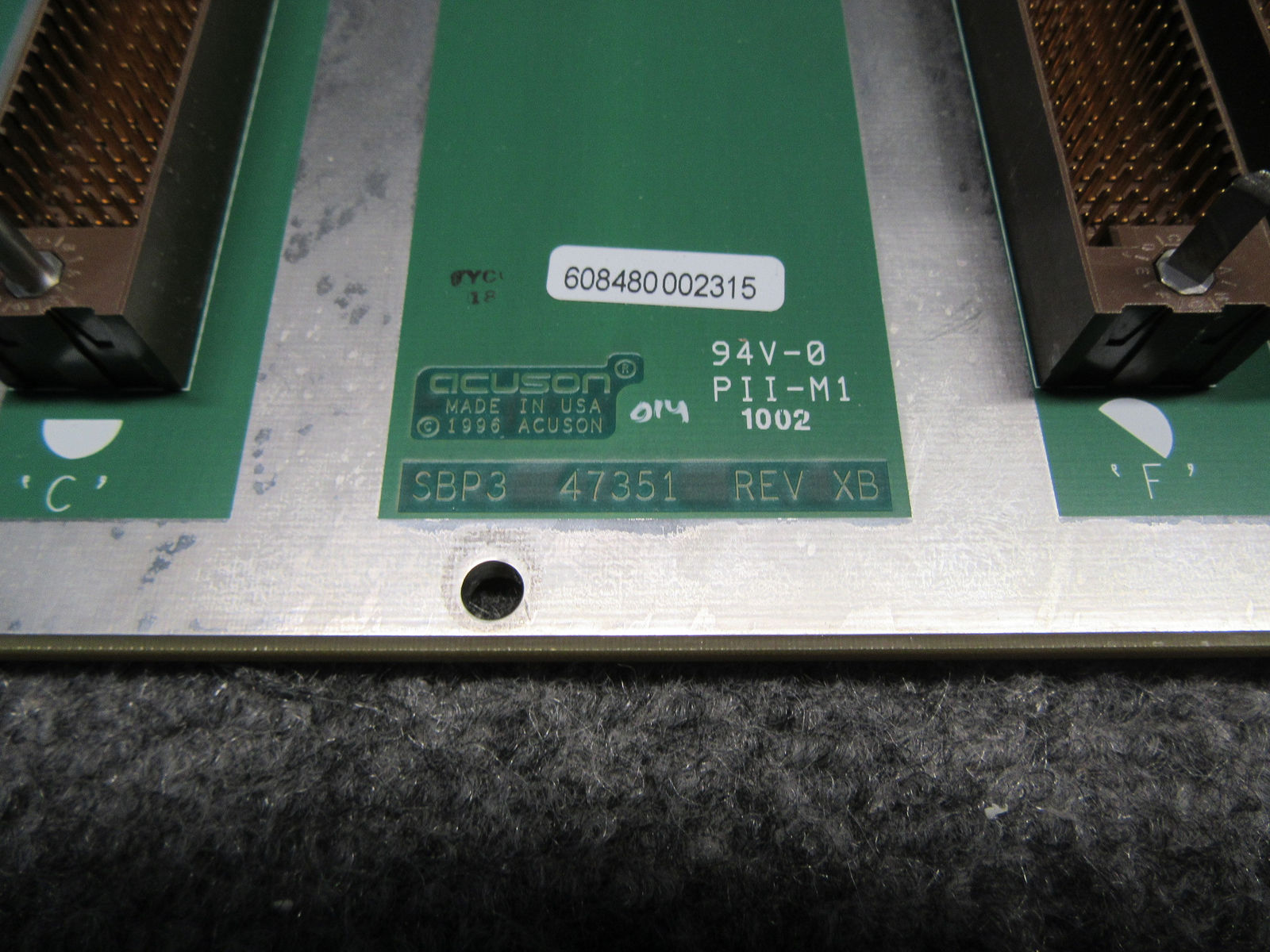 Siemens Acuson Sequoia Ultrasound C256 SBP3 Board P/N: 47351 REV XB DIAGNOSTIC ULTRASOUND MACHINES FOR SALE