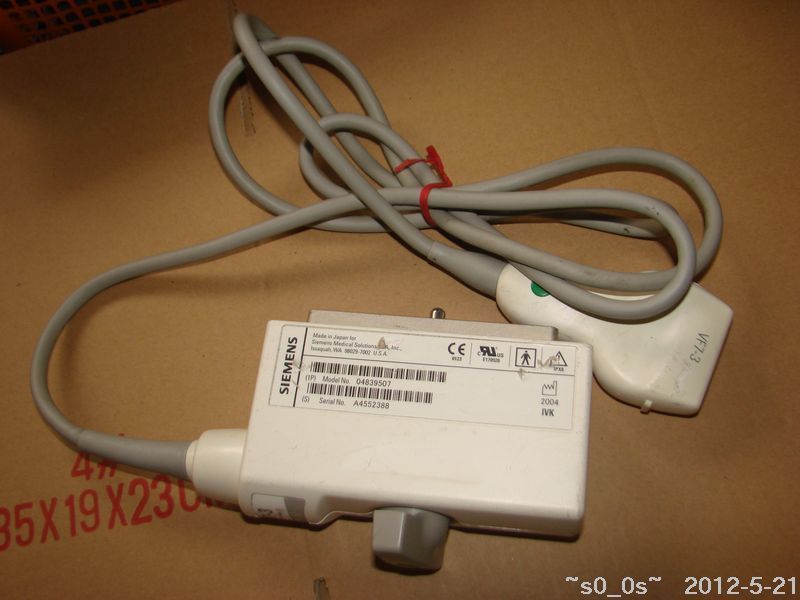 No Test SIEMENS VF7-3 Antares Linear Ultrasoud Transducer Probe For Spare Parts DIAGNOSTIC ULTRASOUND MACHINES FOR SALE