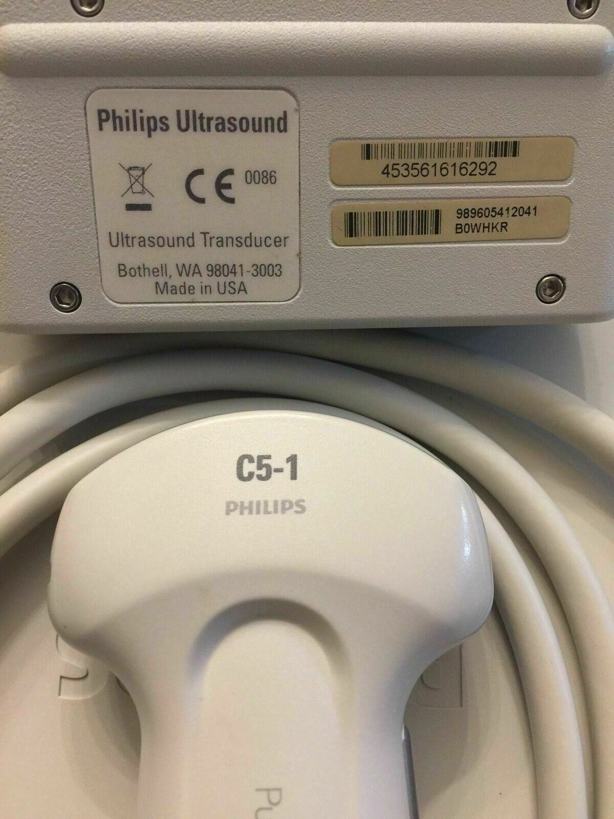 Philips CX-50 C5-1 Curved Abdominal Transducer Probe. Ultrasound Probe DIAGNOSTIC ULTRASOUND MACHINES FOR SALE