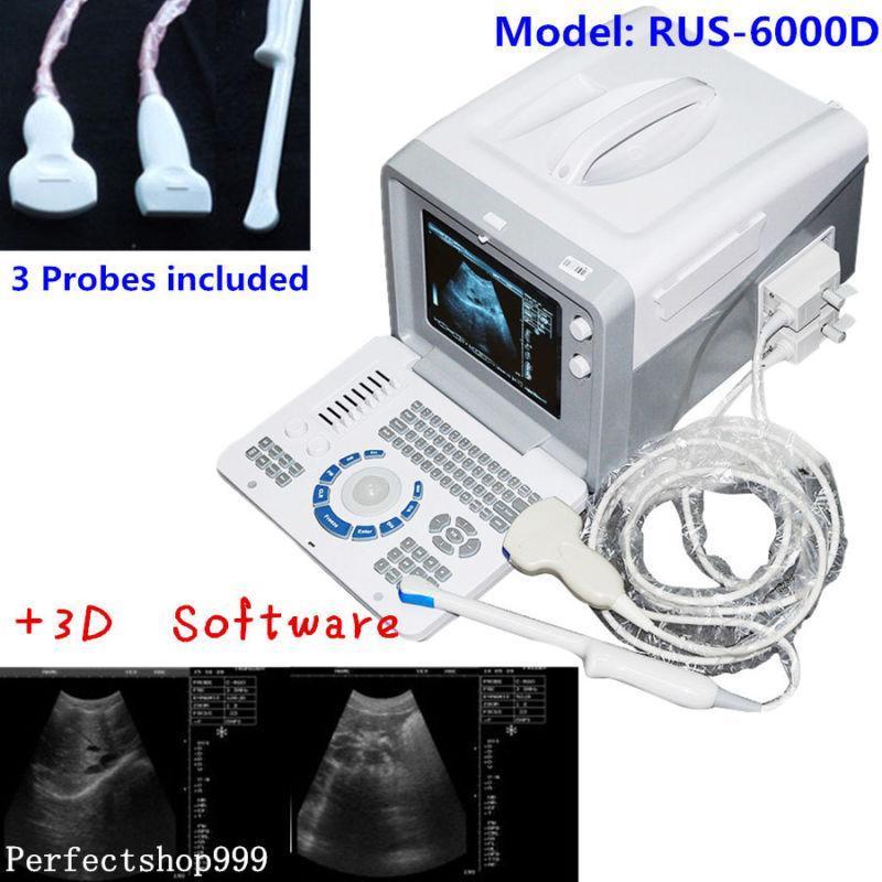 Digital Ultrasound Machine Scanner Convex Linear Transvaginal 3 Probes free 3D 190891973658 DIAGNOSTIC ULTRASOUND MACHINES FOR SALE