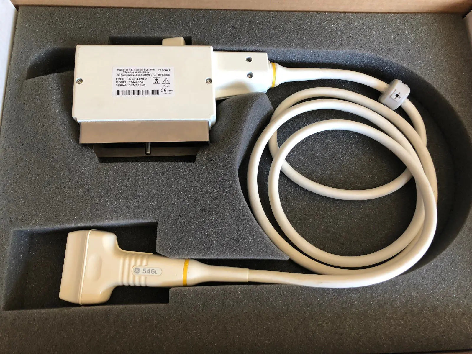 GE 546L ultrasound transducer from a LOGIQ L9