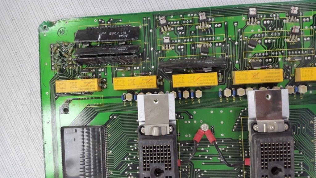 ALOKA medical ultrasound probes interface board EP-2558E-2  for parts or repair DIAGNOSTIC ULTRASOUND MACHINES FOR SALE