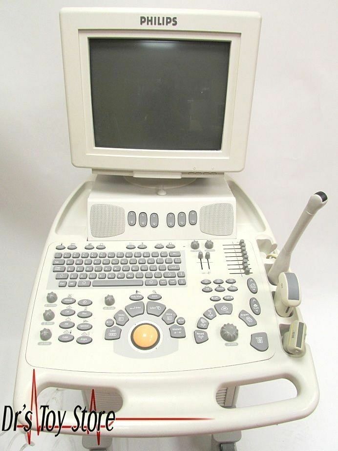 Philips EnVisor CHD Ultrasound System With Transducers DIAGNOSTIC ULTRASOUND MACHINES FOR SALE