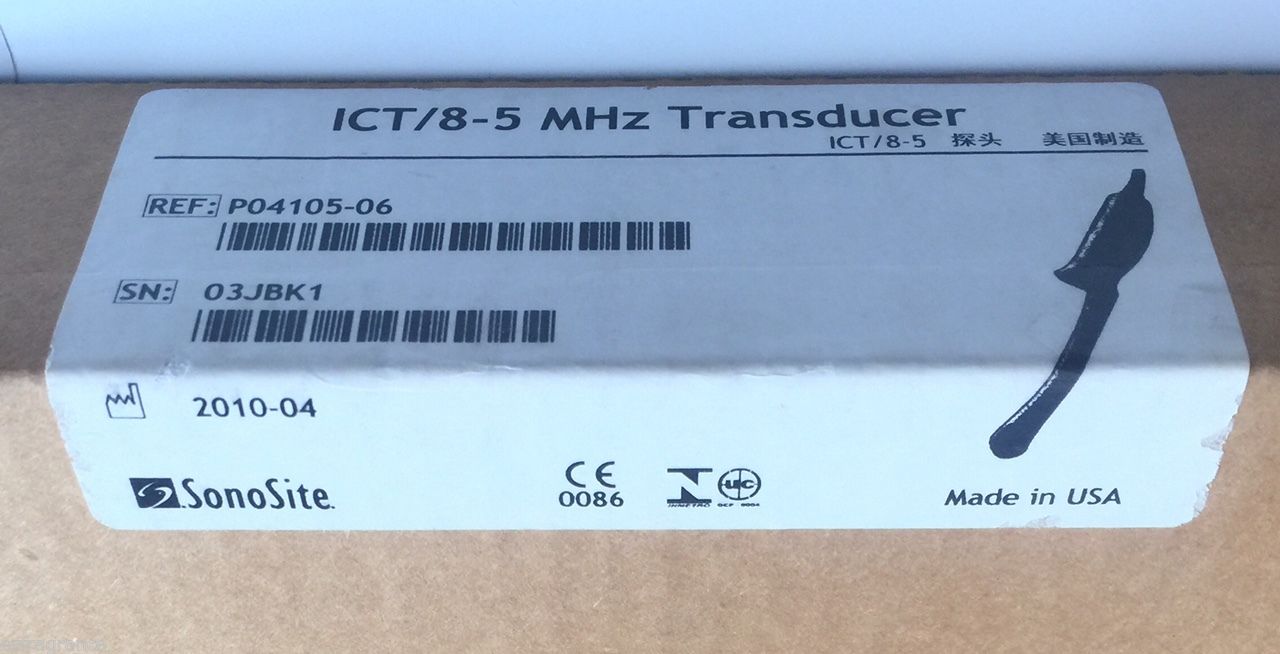 SonoSite TITAN ICT/8-5 MHz.Gynecology ULTRASOUND PROBE " NEW "REF# P04105-06 DIAGNOSTIC ULTRASOUND MACHINES FOR SALE