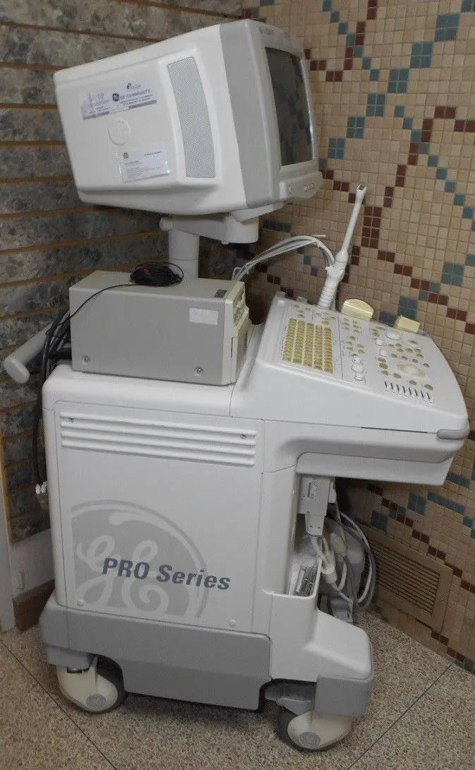 General Electric Logiq 400 2264468 Pro Series Ultrasound w/ Probes E721-C358-LA3 DIAGNOSTIC ULTRASOUND MACHINES FOR SALE