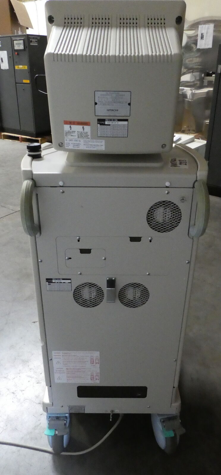 R178285 Hitachi Hi-Vision 5500 Full Digital Ultrasound System EZU-MT24-S1 DIAGNOSTIC ULTRASOUND MACHINES FOR SALE