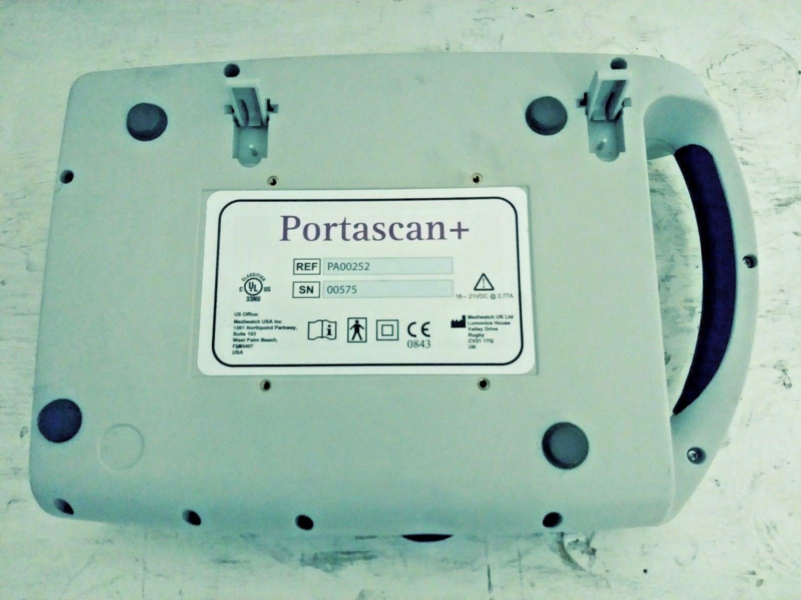 MEDIWATCH PA00252 PORTASCAN PLUS ULTRASOUND BLADDER SCANNER PORTABLE TOUCHSCREEN DIAGNOSTIC ULTRASOUND MACHINES FOR SALE