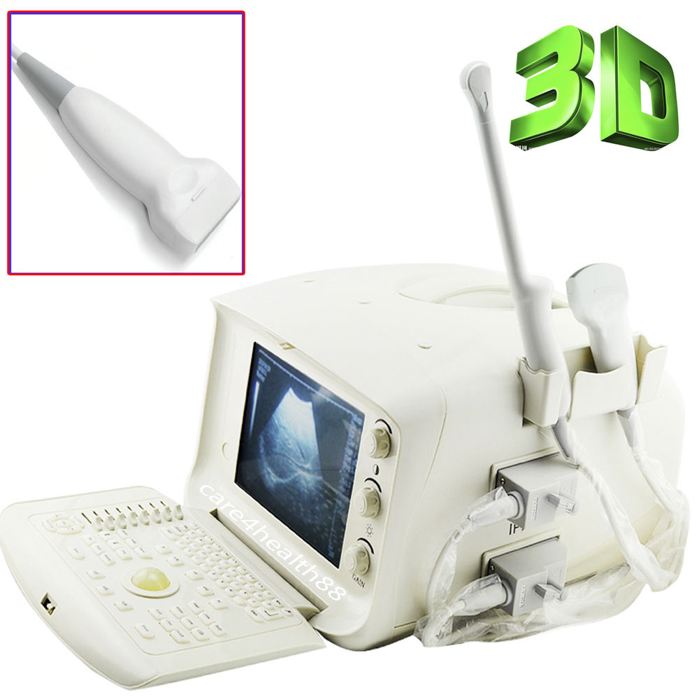 FULL DIGITAL Portable Ultrasound Scanner 3 probes "Convex,Linear,TV" USB 3D CE 190891593252 DIAGNOSTIC ULTRASOUND MACHINES FOR SALE