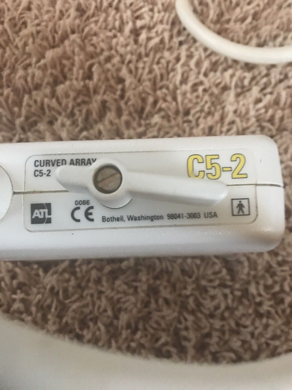 Ultrasound HDMI 5000 Philips C5-2 Curved Array Ultrasound Probe